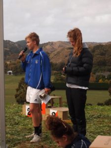 Team captain David Rawnsley - 1st in relay, 3rd in sprint and chanpionship races