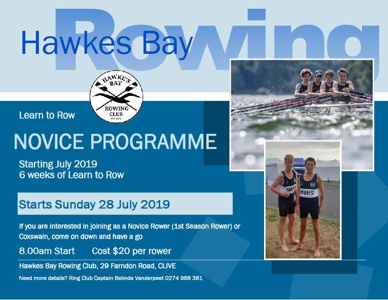 Novice programme - Rowing
